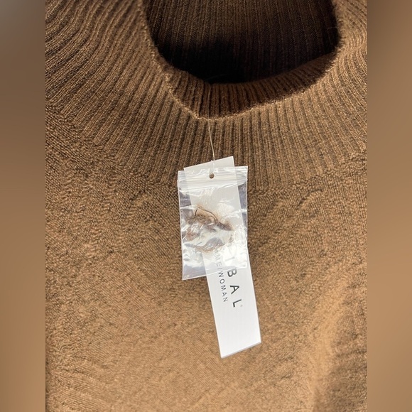 B12.05 NWT Tribal Mock Neck Jacquard Sweater (Plus Size) 1X • MSRP $98 - Picture 6 of 11